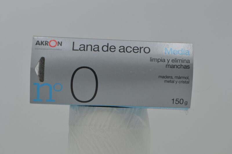 Lana de acero Barlesa bobina de 150 gr. de diferentes grosores 0, 00, 000, 0000 - Imagen 2