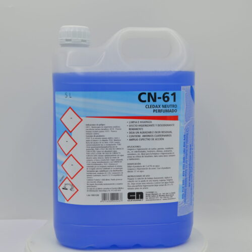 CN 61 Limpiador higienizante neutro perfumado Cledax