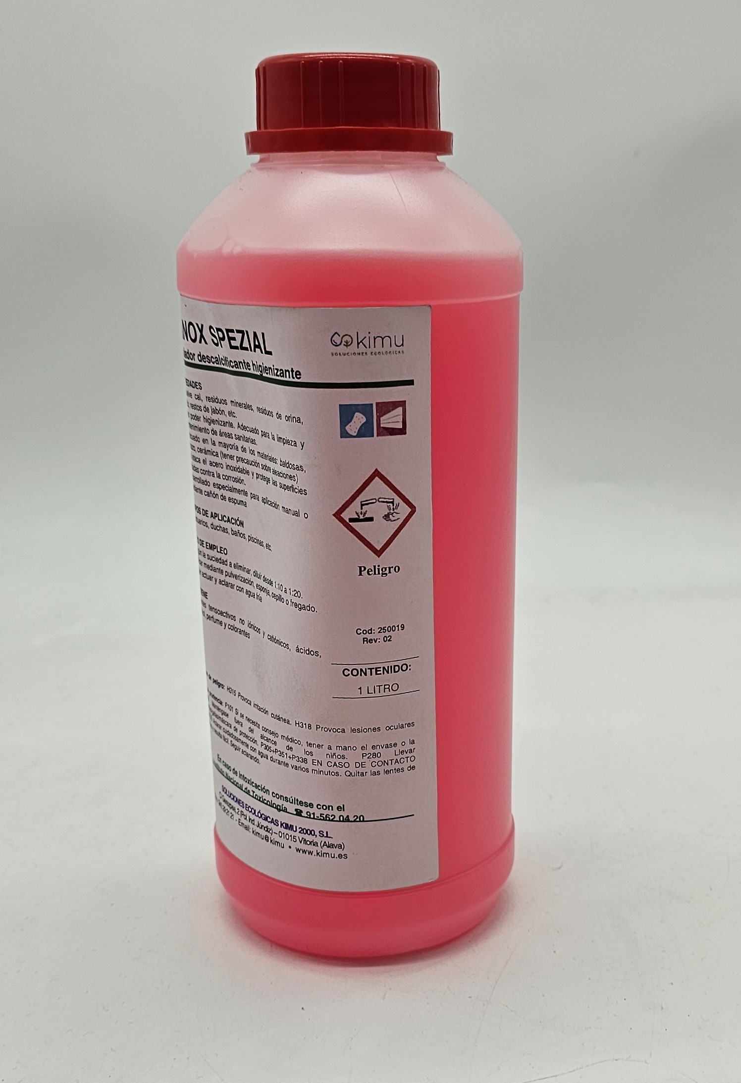 SANOX SPEZIAL LIMPIEZADOR DESCALIFICANTE E HIGIENIZANTE PERFUMADO 1LT KIMU - Imagen 2